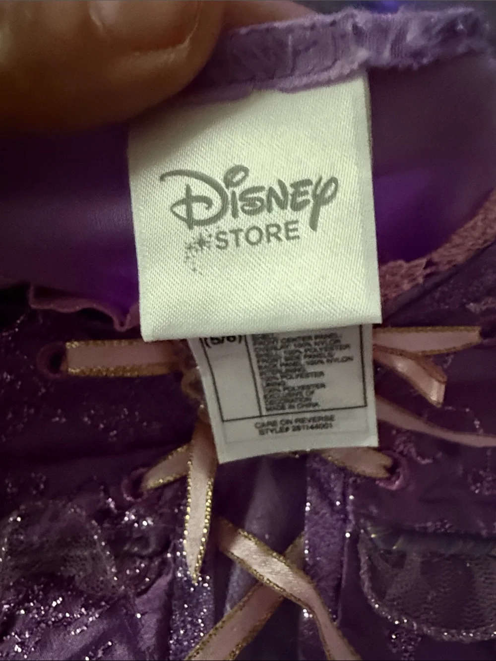 Disney Purple and Pink Sparkle Princess Costume Dress